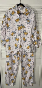 Friends Of The Heart Damen Pyjama 100% Baumwolle Whimsical Bear Moon Star Gr. L - Bild 1 von 13