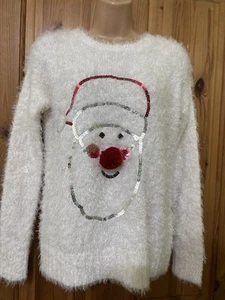 Brave&soul women’s top Christmas 🎄 Jumper size uk 10 - Picture 1 of 5