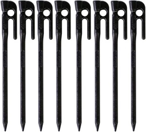 New ELLISSE Tent pegs 18.4cm 7.5inch Set of 8 MK-180K Made in Japan - Picture 1 of 6