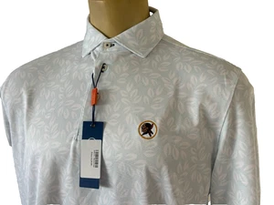 STITCH SEMINOLE Golf Club Mens Summer Petal Performance SS Polo M/L NWT $125 - Picture 1 of 5