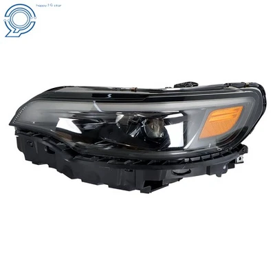 Driver Left Headlight For 2019-2022 Jeep Cherokee LED w/ Ballast Black Housing - Image 1 of 4