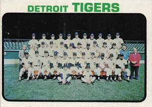 1973 Topps #191 Detroit Tigers, EX - Bild 1 von 2