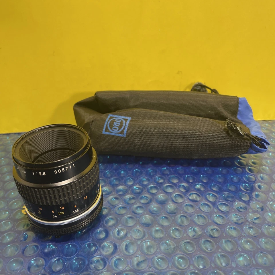 Nikon Micro-Nikkor 55mm f2.8 AI-S Hombre. Lente de enfoque - enfoque suave con bolsa Foto 1 de 4