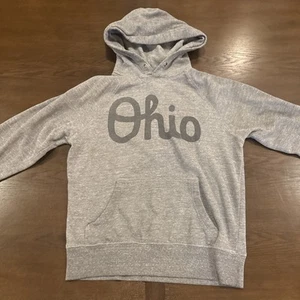 Homage Script Ohio State Buckeyes Hoodie Gray Men’s XS Extra Small Sweatshirt - Picture 1 of 17