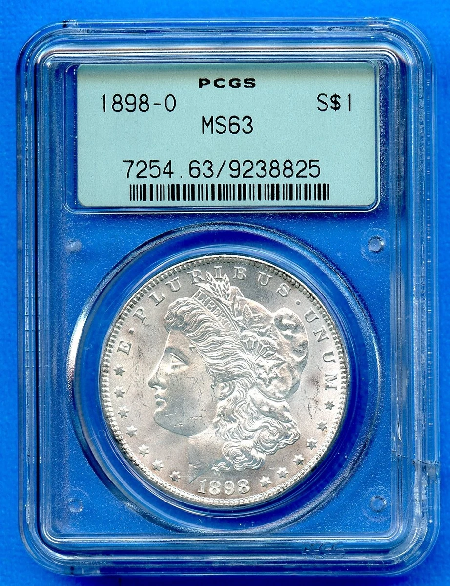 1898 O モルガン・ダラー MS 63 1898-O Morgan Silver Dollar MS63