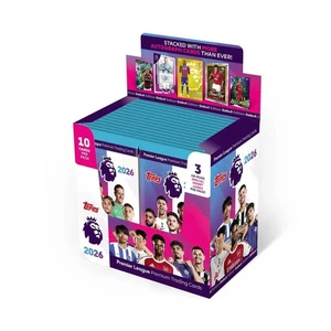Topps 2026 Premier League Premium Trading Cards Packet Box - Picture 1 of 5