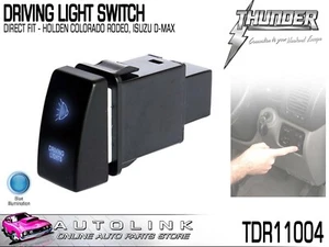 THUNDER DRIVING LIGHTS SWITCH OE DIRECT FIT HOLDEN RODEO 2003-2008 TDR11004 - Picture 1 of 5