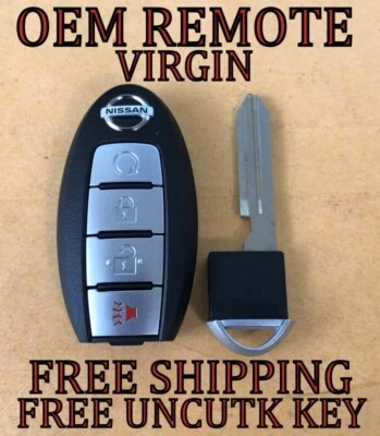 OEM 18-22 NISSAN KICKS ROGUE LLAVE INTELIGENTE MANDO A DISTANCIA DE PROXIMIDAD KR5TXN3 285E3-5RA6A Foto 1 de 4