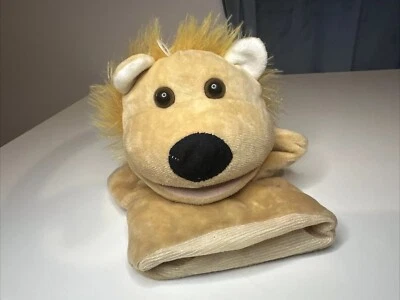 Marioneta de Mano Peluche León Suave Mimoso Cabeza Grande Peluche Aprox. 10" Foto 1 de 4