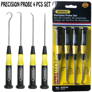 NEW PROBE SET 4 PCE STRAIGHT, HOOK, 2X BEND GENERAL TOOL - Picture 1 of 4