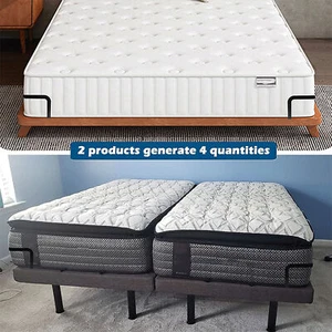 2PCS Mattress Retainer Bar Mattress Anti-slip Baffle Bed Frame Non-slip Mattress - Picture 1 of 10