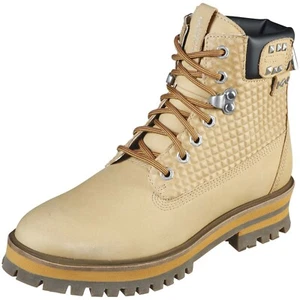 Mark Nason Work Boots Mens 9.5 US Or Women 11 US Tan Workwear Construction Studs - Picture 1 of 8