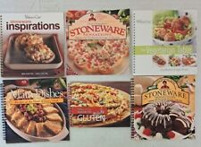 Lot Of 6 Pampered Chef Cookbooks-Stoneware-Vegetarian-Gluten-free & More 2.4.18E