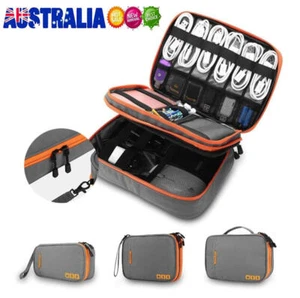 Electronic Organizer Case Waterproof Travel Cable Storage Portable Storage Bag - Picture 1 of 12