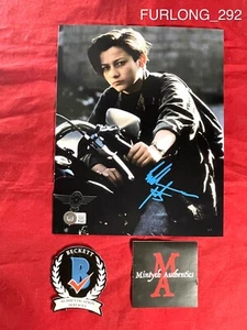 Foto firmada autografiada por Edward Furlong 8x10 Terminator 2 John Connor Beckett - Imagen 1 de 3