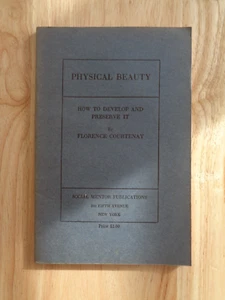 Physical Beauty by Florence Courtenay 1922 SC - Picture 1 of 1