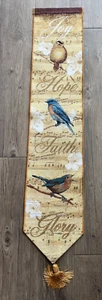 Bird Birds Joy Hope Love Glory Tapestry NEW Christian Religious Wall Hanging - Picture 1 of 4