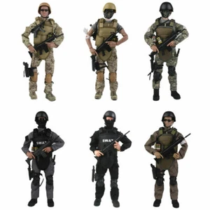 1/6 Military Army Combat Swat Police Soldier ACU Suit Figure Model Action Toys - Picture 1 of 22