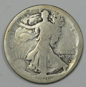 Medio dólar Walking Liberty 1916-S AG plata 50c - Imagen 1 de 4