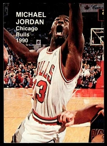 1990 NBA Superstars #NNM Michael Jordan Promo-Karte Chicago Bulls The Goat! - Bild 1 von 2