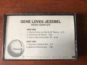 RARE PROMO Gene Loves Jezebel CASSETTE TAPE Remix Sampler New/unplayed 1990 - Picture 1 of 6