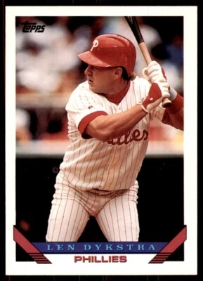 1993 Topps Lenny Dykstra Baseball Cards #740 - Image 1 of 2