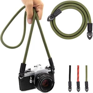 Kameragurt aus Seil 100cm Nacken Schultergurt Tragegurt Neck Strap für DSLR,DSLM - Bild 1 von 24