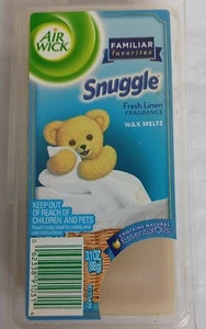 Air Wick Snuggle Fresh Linen Wax Melts Essential Oils Discontinued - Picture 1 of 2