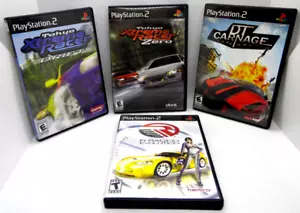 Tokyo Xtreme Racer Drift & Zero DT Carnage & Racing Evolution PS2 Complete CIB - Picture 1 of 6