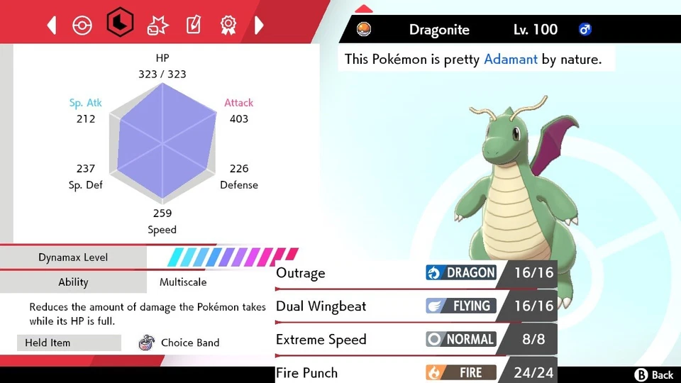 Pokemon Sword and Shield 6iv Shiny Dragonite - FAST DELIVERY! - Image 1 of 1
