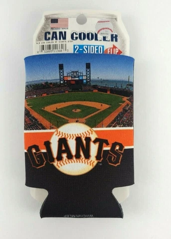 SAN FRANCISCO GIANTS MLB Baseball KOOZIE CAN COOLER DOUBLE SIDED NEW Cover