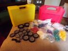 2 Vintage Knex Cases Full Of Hundreds Of Pieces Manuals, Wheels Etc.