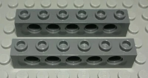 Lego Technic Lochstein 1x6 new Dunkelgrau 2 Stück - Picture 1 of 1