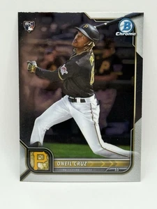 2022 Bowman Chrome #45 Oneil Cruz Pittsburgh Pirates RC - Picture 1 of 2