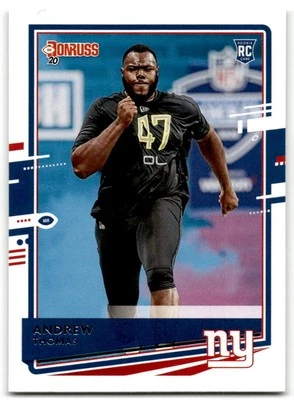 2020 Donruss #253 Andrew Thomas New York Giants - Image 1 of 2