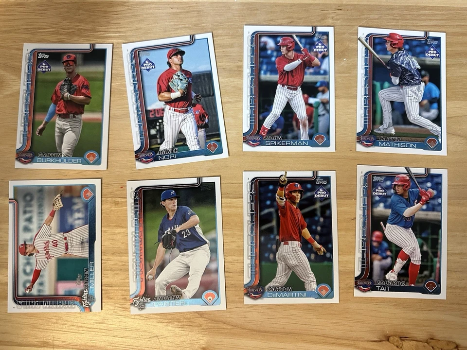 Juego de equipo Topps Pro debut Philadelphia Phillies 2025 Foto 1 de 1