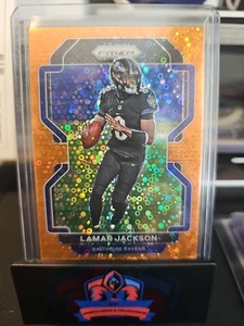 2021 Panini Prizm - Lamar Jackson #282 Orange Disco Prizm - Picture 1 of 2