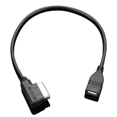 Conector de puerto de carga de línea de cable adaptador USB hembra 2.0 para Audi A1 A3 A4L Foto 1 de 4