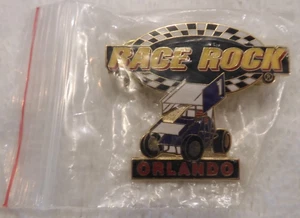 RACE ROCK PIN / SPRINT CAR / ORLANDO / FROM 97 NEW - Picture 1 of 2