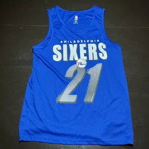 Philadelphia 76ers Tank Top Herren Medium Blue NBA Basketball Joel Embiid 21 - Bild 1 von 10