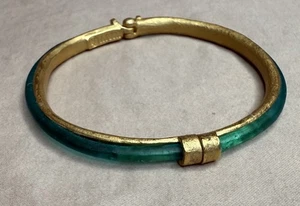 Michael Vincent Michaud Turquoise Glass Magnetic Bracelet - Picture 1 of 10