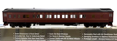 HO WALTHERS 932-10004 PULLMAN HEAVYWEIGHT 12-1 (PLAN # 3410A) PENNSYLVANIA PRR - Image 1 of 2