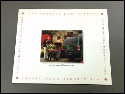 1998 Mercury Mountaineer 14-page Original Car Sales Brochure Catalog Foto 1 de 4