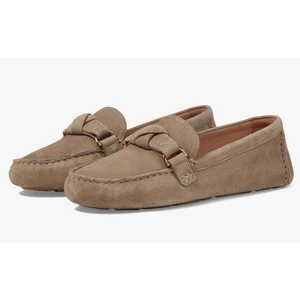 Cole Haan Emmie Knot Drivers Driving Style Beige Suede Loafers Womens Size 9.5 B - Picture 1 of 9