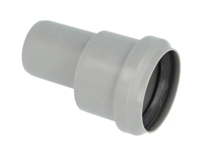 HT Reduzierrohr Übergangsrohr, exzentrisch, lang, PP-grau - verschiedene Größen - Bild 1 von 4