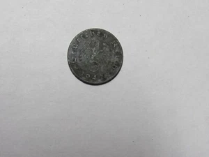 Old Germany Coin - 1942 D 1 Reichspfennig Swastika - Circulated - Picture 1 of 2