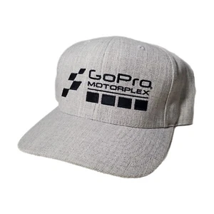 GoPro Motorplex Mütze Spell Out Script Logo YouTube Snapback grau Kappe gebraucht, in einwandfreiem Zustand - Bild 1 von 8