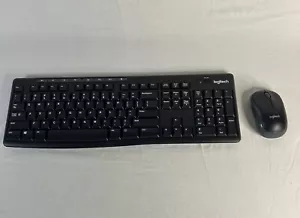 Logitech K270 Wireless Keyboard + M185 Mouse *MISSING USB DONGLE* - Picture 1 of 7