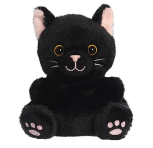 Palm Pals Twilight Black Cat Soft Toy - Picture 1 of 6