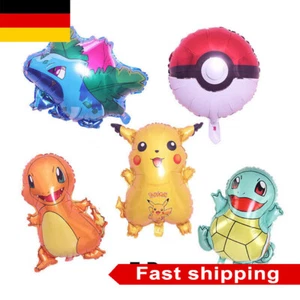 Pokemon Pikachu Kinder Geburtstag Party Dekoration Folienballon Set Ballons - Bild 1 von 8